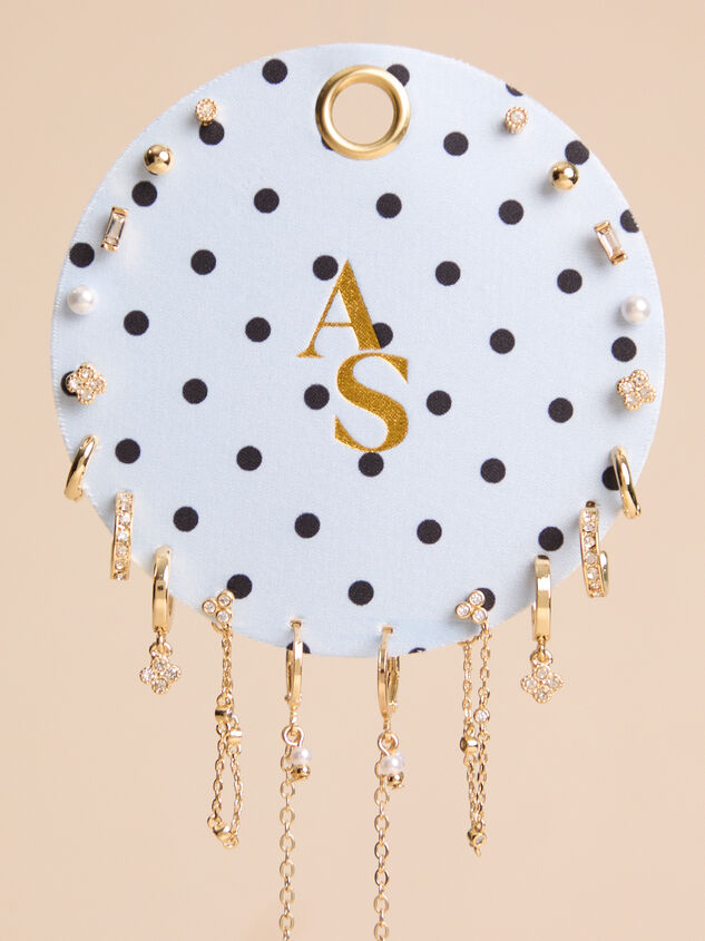 18k Gold Celia Polka Dot Earring Set - AS Kids