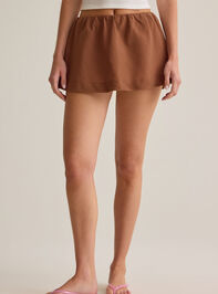 Madison Linen Mini Skort Detail 4 - AS Kids