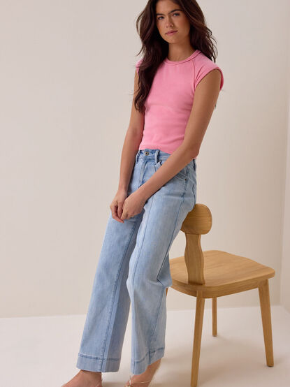 Hannah Wide Hem Jean - AS Kids