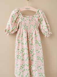 Laynie Floral Mini Dress Detail 2 - ALTAR'D STATE KIDS