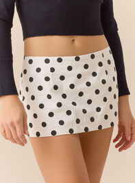 Pippa Polka Dot Mini Skirt Detail 4 - ALTAR'D STATE KIDS
