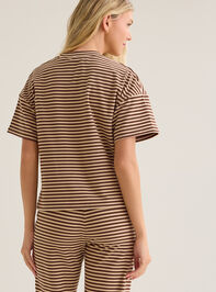 Alaya Stripe Lounge Top Detail 5 - AS Kids