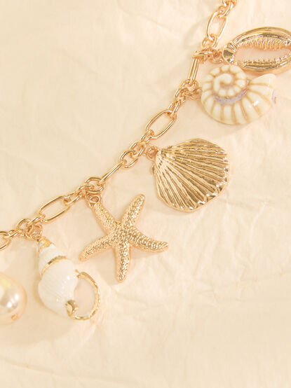 Pearl & Shell Charm Bracelet - ALTAR'D STATE KIDS