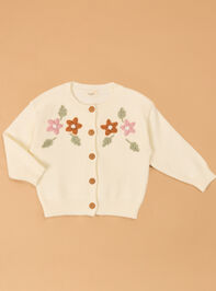 Fiona Floral Cardigan Detail 2 - AS Kids