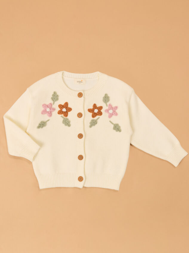 Fiona Floral Cardigan Detail 2 - AS Kids