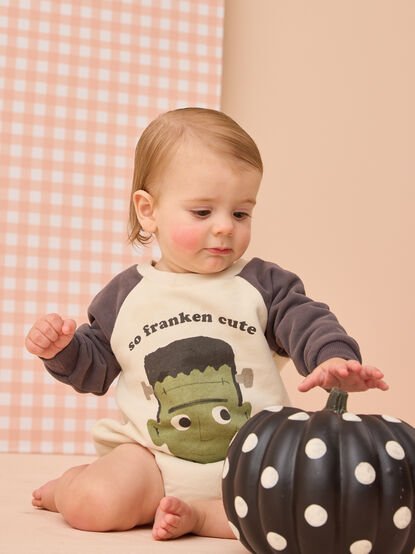 So Franken Cute Long Sleeve Bubble - AS Kids