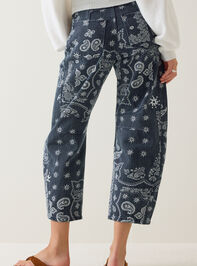 Kerstin High Rise Bandana Barrel Pants Detail 6 - AS Kids