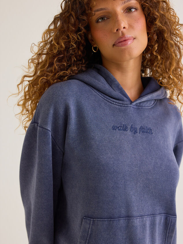 Walk by Faith Hoodie Detail 3 - AS Kids