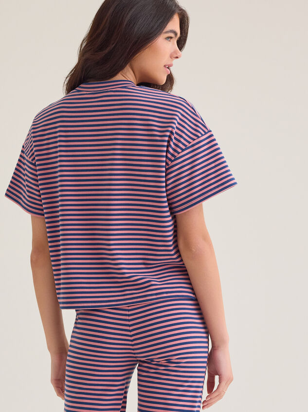 Alaya Stripe Lounge Top Detail 6 - AS Kids