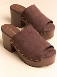 Hayden Suede Grommet Wood Heel Detail 3 - AS Kids