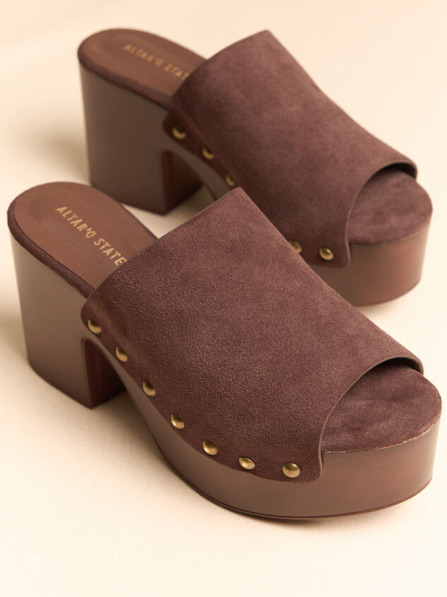 Hayden Suede Grommet Wood Heel Detail 3 - AS Kids