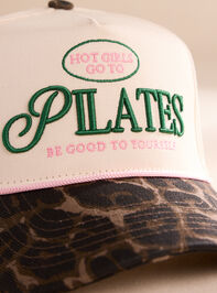 Leopard Pilates Trucker Hat Detail 2 - ALTAR'D STATE KIDS