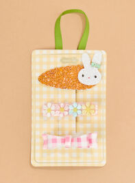 3-Piece Easter Hair Clip Set by Mudpie - ALTAR'D STATE KIDS