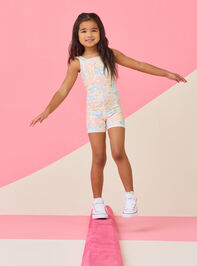 Bryn Botanical Floral Unitard Detail 5 - ALTAR'D STATE KIDS