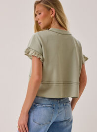 Ellis Thermal Lace Sleeve Top Detail 6 - AS Kids