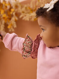 Carly Ruffle Sweatshirt Bubble Detail 3 - AS Kids