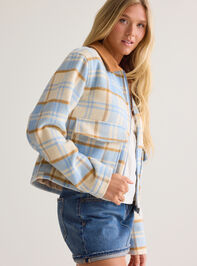 Sami Plaid Flannel Jacket Detail 3 - AS Kids