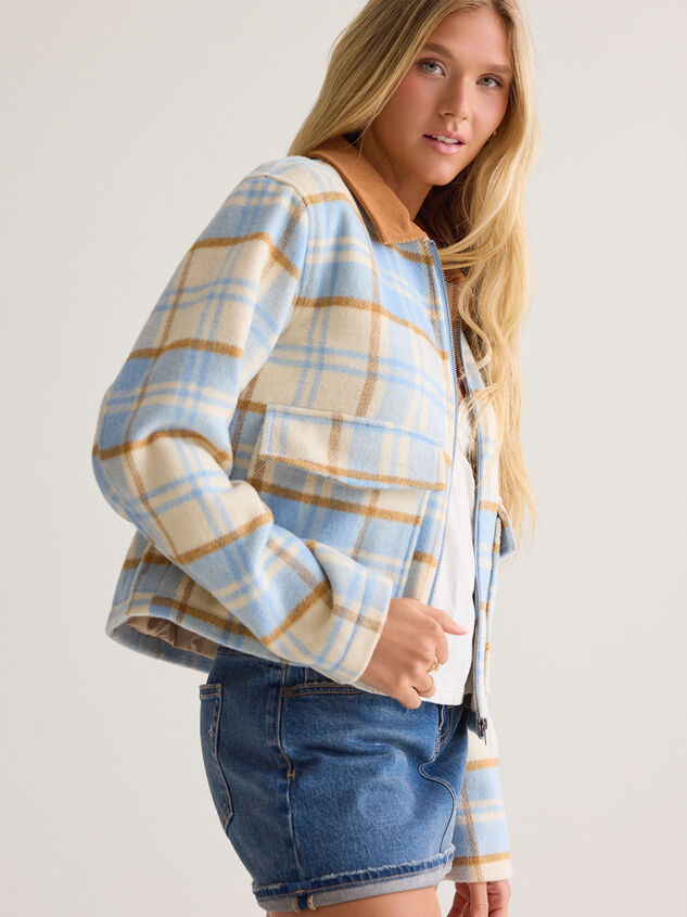 Sami Plaid Flannel Jacket Detail 3 - AS Kids