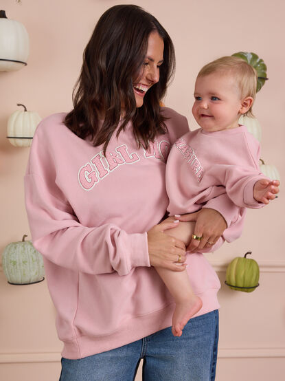 Girl Mom Graphic Sweatshirt - AS Kids