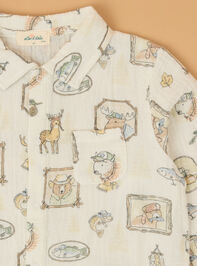Woodie Woven Button Up Detail 2 - AS Kids