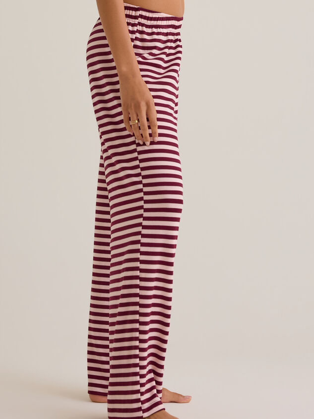 Cate Striped Lounge Pant Detail 4 - AS Kids