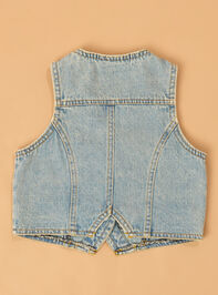 Posey Floral Dress and Denim Vest Detail 7 - AS Kids