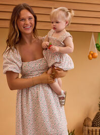 Luna Floral Mama Dress Detail 6 - AS Kids