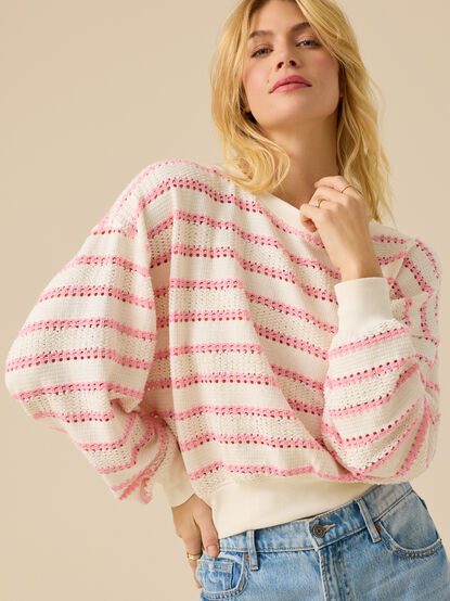 Brooke Textured Striped Top - ALTAR'D STATE KIDS