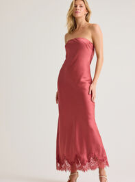 Ren Satin Maxi Dress Detail 2 - AS Kids