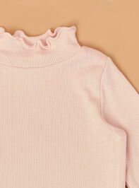 Sienna Ribbed Mock Neck Detail 2 - AS Kids