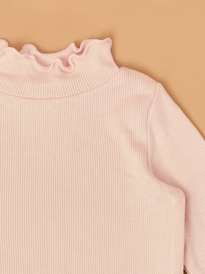 Sienna Ribbed Mock Neck - AS Kids