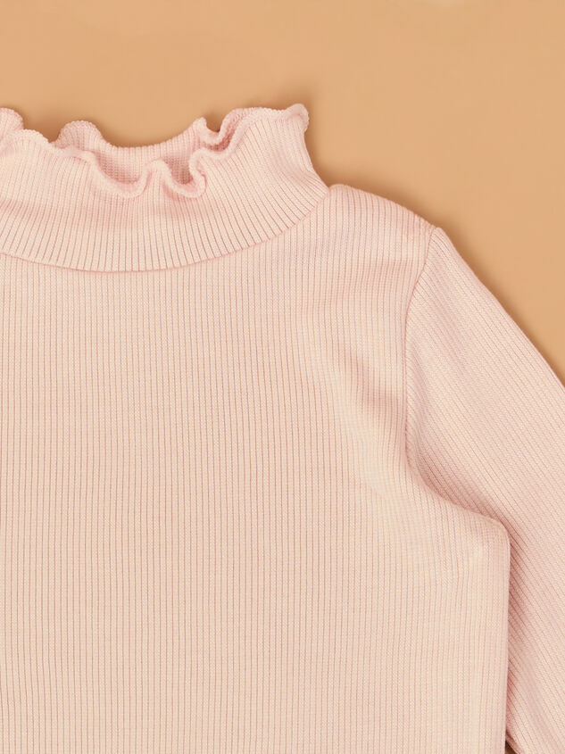 Sienna Ribbed Mock Neck Detail 2 - AS Kids