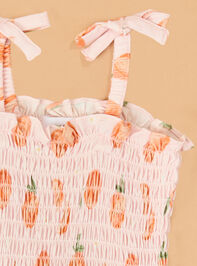 Sweet Peach Smocked Bubble Detail 2 - AS Kids