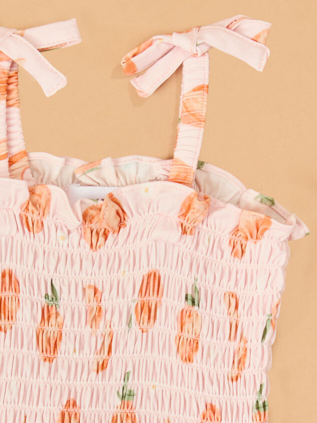 Sweet Peach Smocked Bubble Detail 2 - AS Kids