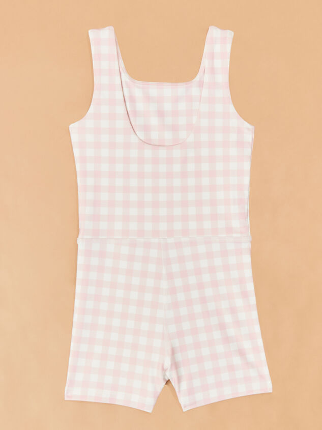 Lena Gingham Unitard Detail 4 - ALTAR'D STATE KIDS