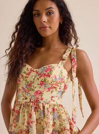 Vivian Floral Maxi Dress Detail 2 - AS Kids