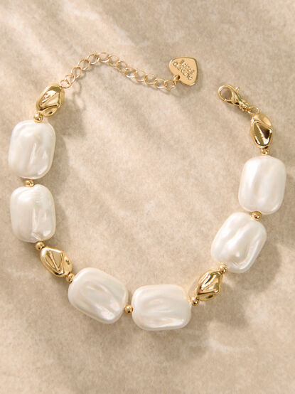 18K Gold & Pearl Bracelet - AS Kids