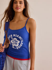 Miami Hibiscus Graphic Tank - AS Kids