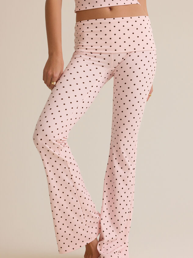 Liora Polka Dot Foldover Pant Detail 3 - ALTAR'D STATE KIDS