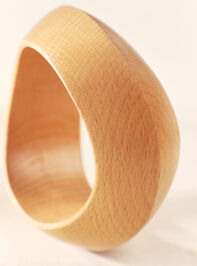 Bonnie Wooden Bangle Detail 3 - AS Kids