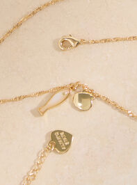 Salty Pearl Fish Cluster Necklace Detail 3 - ALTAR'D STATE KIDS