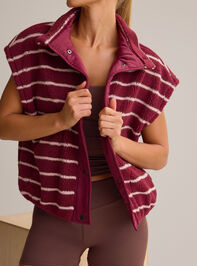 Apr&egrave;s Stripe Sherpa Vest - AS Kids