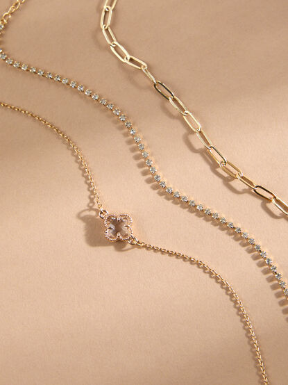 Crystal Clover Bracelet Set - AS Kids
