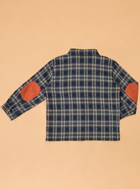 Jacob Plaid Toddler Flannel Detail 4 - AS Kids