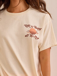Life is Better Off the Map Oversized Tee Detail 3 - AS Kids