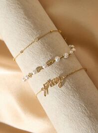 Pray Script Bracelet Detail 2 - AS Kids