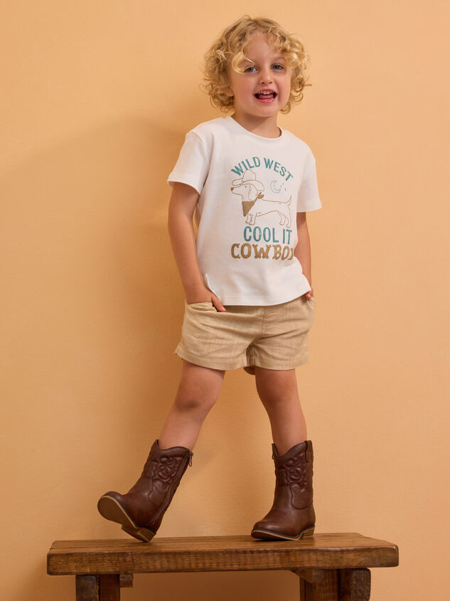 Cool It Cowboy Tee - AS Kids