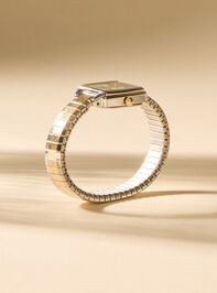 Mixed Metal Rectangle Watch Detail 3 - ALTAR'D STATE KIDS