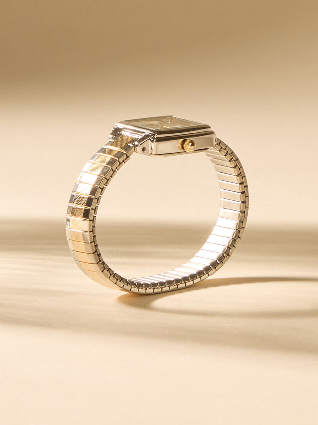 Mixed Metal Rectangle Watch Detail 3 - ALTAR'D STATE KIDS