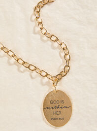 God is Within Charm Necklace - ALTAR'D STATE KIDS